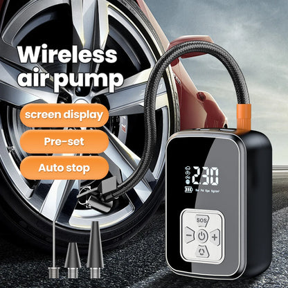 Portable Car Air Pump Electric Tire Inflator Pump Tool Intelligent Digital Display Tire Gases Machines Motorcycle Air Compressor